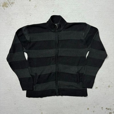 Method Zipup Striped Knit Sweater Size XL