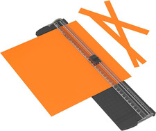 A4 Paper Cutter,14.5Inch Aluminum Alloy Straight Trimmers with Protractor Ruler