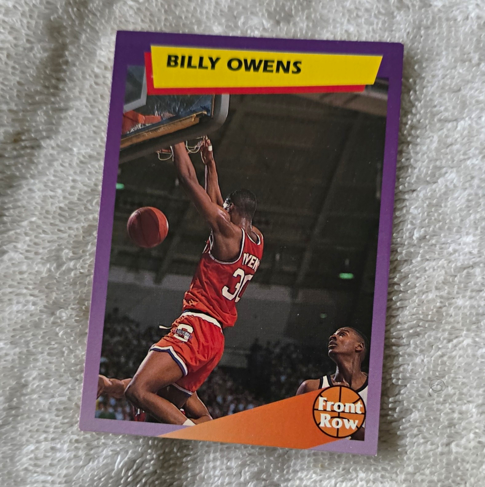 Front Row 1991-92 Dream Picks Billy Owens Syracuse Orange #17 Base Set NCAA