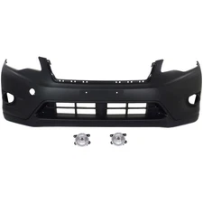 57704FJ011, 84501FJ000 CAPA Set of 3 Bumper Covers Fascias Front for Subaru