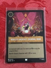 FOIL Disney Lorcana Fabled - World's Greatest Criminal Mind - 30/204 FOIL