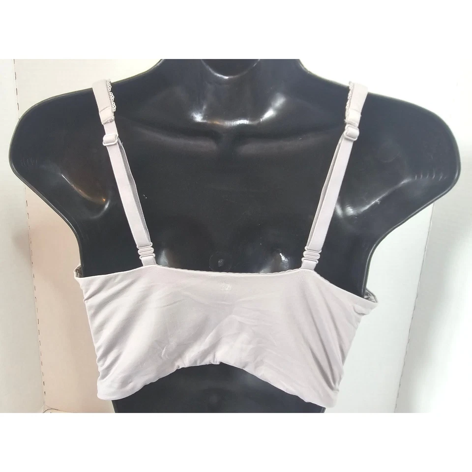 Victoria's Secret Acolchado Sin Alambres Camiseta Sujetador Gris/Púrpura 34D 2 LLAMADAS VER FOTOS Foto 4 de 4