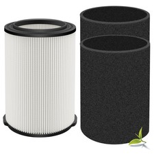 VF4000 Vacuum filter with 2 Foam sleeve For RIDGID Wet/Dry Vacuum Shop Vac