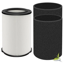 VF4000 Vacuum filter  with 2 Foam sleeve For RIDGID Wet/Dry Vacuum Shop Vac