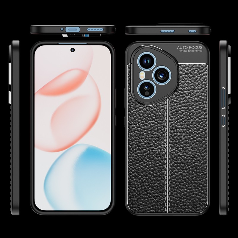 MOJIA Custodia per Honor 400 Pro, Ultra Sottile Morbido TPU Cover, Antiscivolo e Antiurto con Schermatura RFID Sacchetto Di carte. Nero