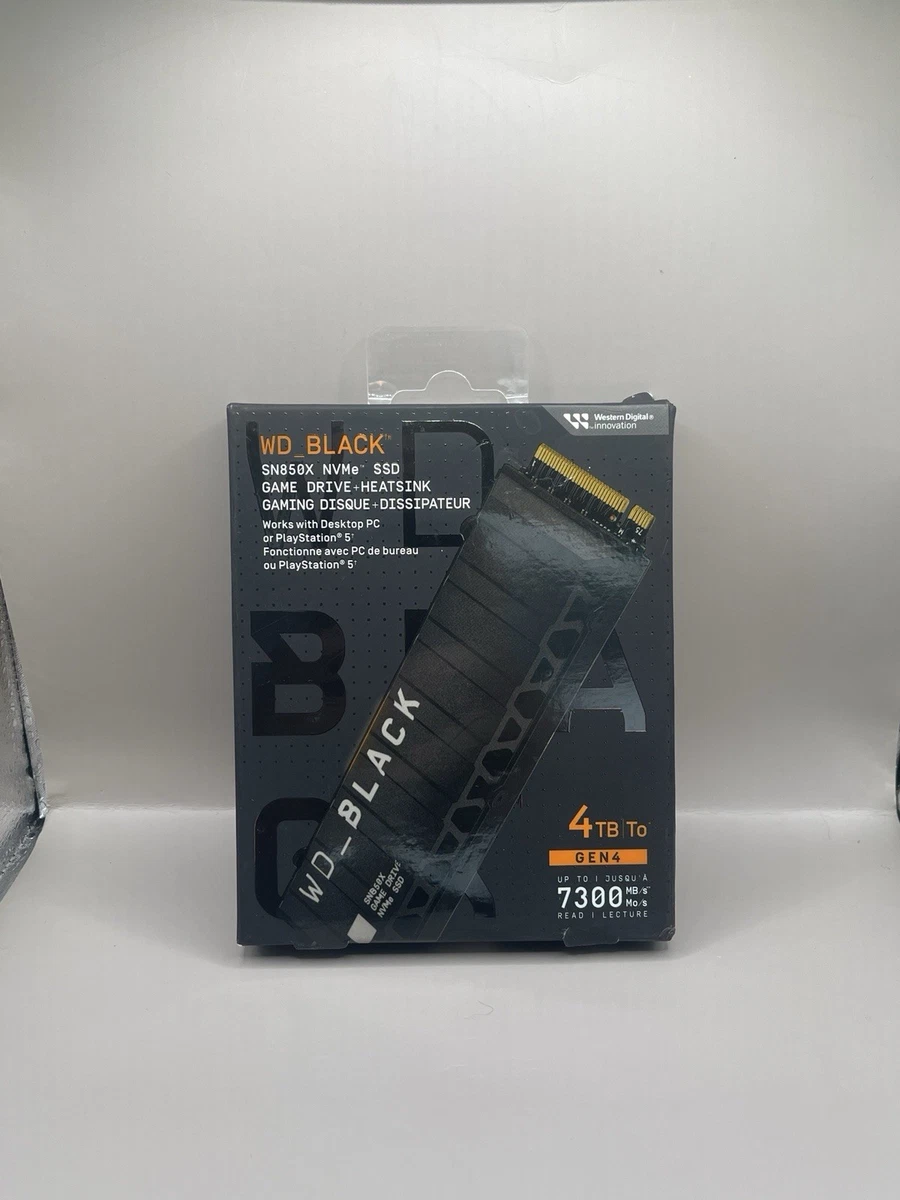 Western Digital Solid State Drives 4 TB Storage Capacity for sale
