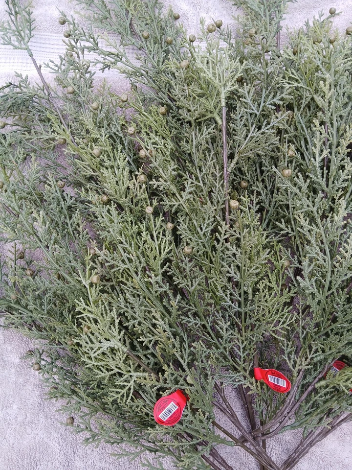 Хобби лобби искусственная сосна кедр Рождество цветочный стержень лот из 10 домашнего декора #3 - Изображение 2 из 4