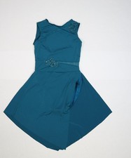 Weissman Dance Costume Dress Womens Small Sleeveless Embellished Asymmetrical