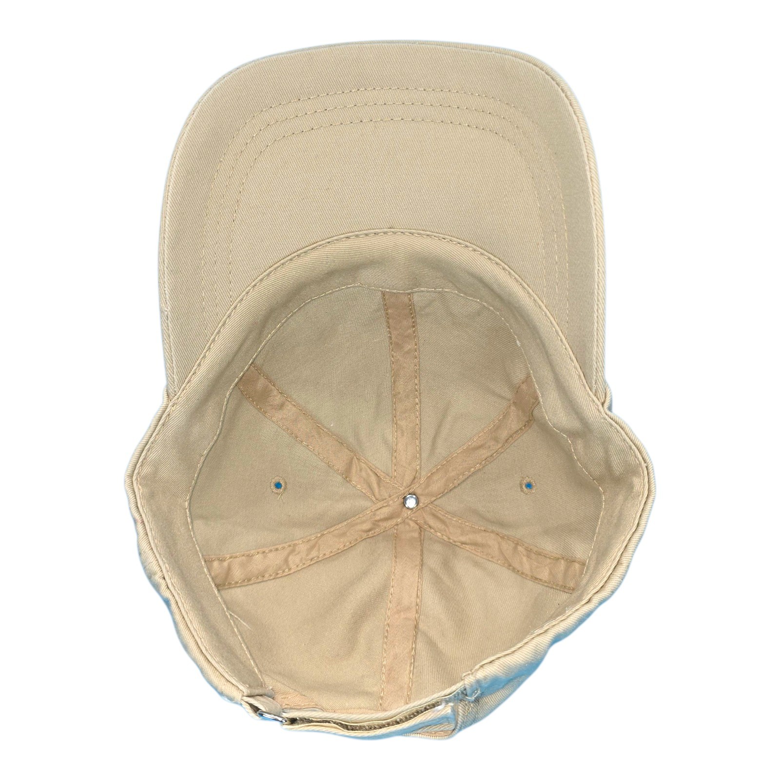 Tan Baseball Cap Adjustable Strapback Dad Hat Pla… - image 7