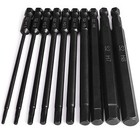 Hex Head Allen Wrench Drill Bit Set (10pc Metric), , Upgraded 1/4"