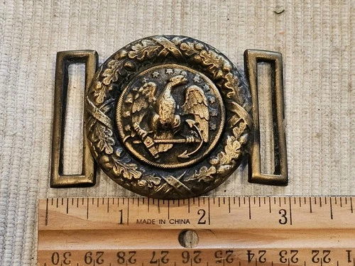 Civil War Navy Union Confederate ? Buckle Wreath Tongue Wreath L@@K!!!