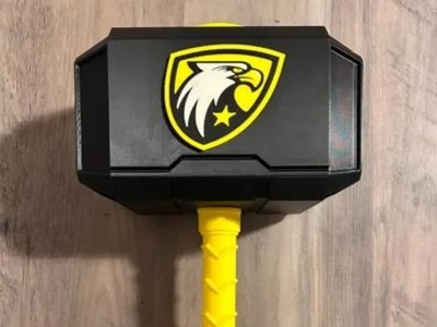 College Centre College Colonels themed Mjolnir Thor's Hammer