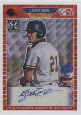 2021 Leaf Pro Set Metal 1989 Red Wave Lonnie White Jr #PA-LW1 Auto 8d2