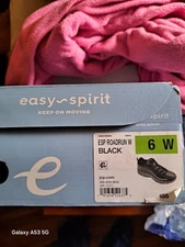 Easy Spirit Women's Walking Shoes Size 6W -BLACK