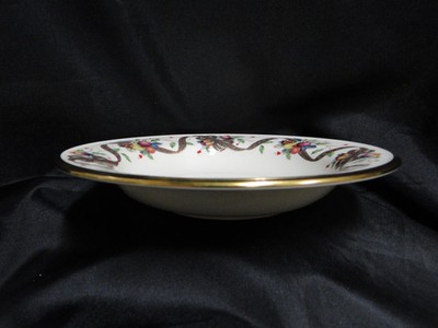 Lenox Holiday Tartan, Fruit, Plaid Ribbon: Rim Soup Bowl (s), 9'' x 1.5'' Tall