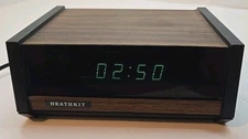 Heathkit GC-1107 Vintage Digital Fluorescent Display Alarm Clock Tested Mint
