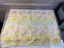 Baby Morgan Vintage 80s Critter Sitters Love Babies Swaddling Blanket 27"x 35"