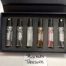 Abercrombie & Fitch A&F FIERCE Cologne 6 pc Sample Night Reserve Confidence