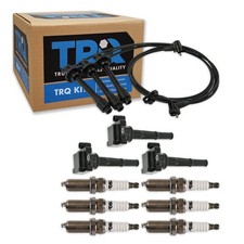 10 Piece Ignition Coil Kit for 1995-98 Toyota T100 V6 3.4L Spark Plugs Wires