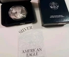 2003-W American Silver Eagle 1 oz Proof Bullion $1 Coin W/ OGP BOX & COA
