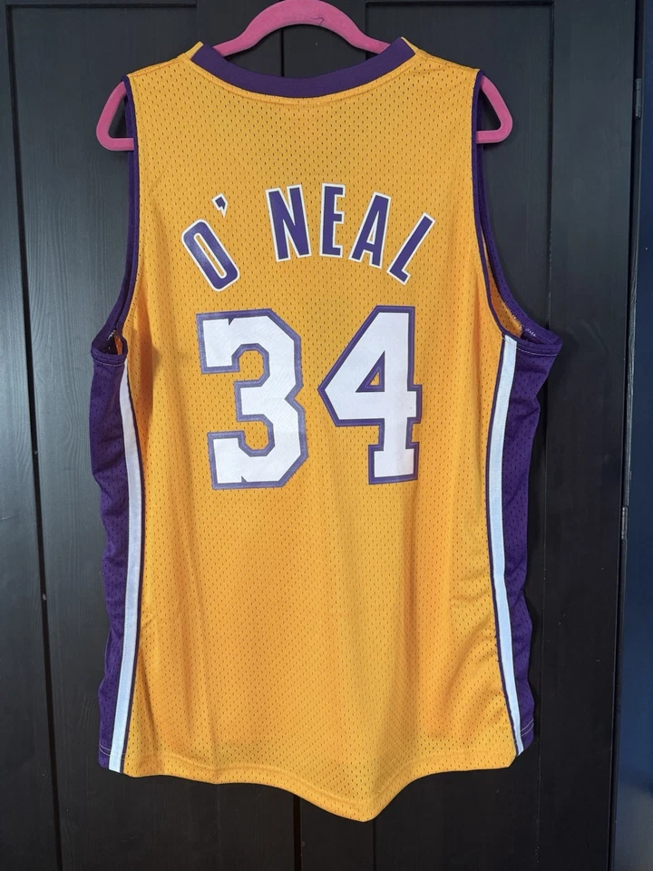 Los Angeles Lakers Shaquille O'neal Mitchell & Ness 1999-00 Swingman Jersey NWT - Image 2 of 4