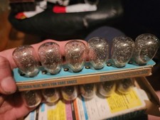   Vintage Sylvania M3 Blue Dot Flashbulbs 12 Clear Bulbs New Old Stock NOS Box