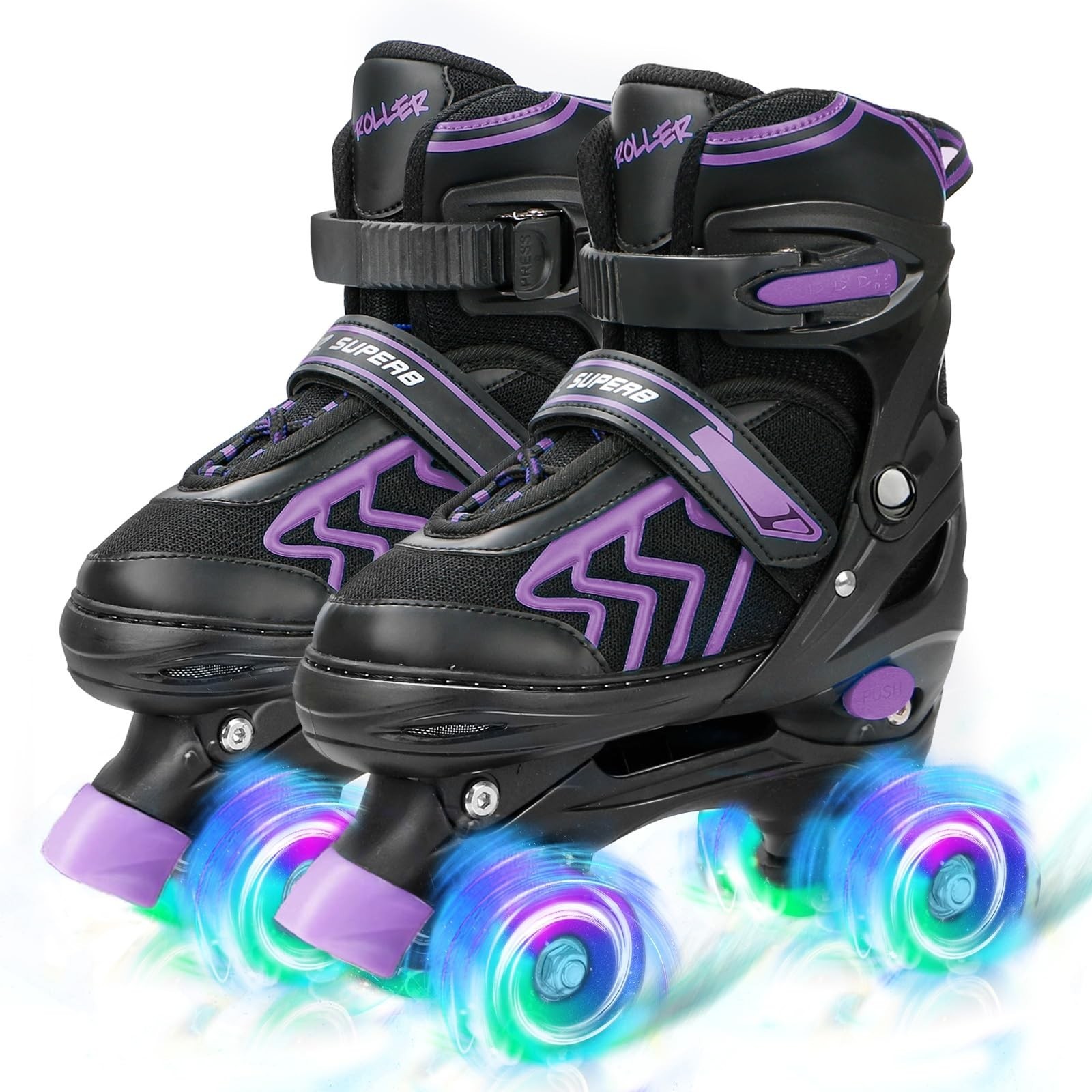 With Light Up Wheels For Boys Girls Beg...