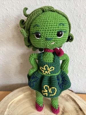 Amigurumi Puppe Ekel Aus Dem Film Alles Steht Kopf 26cm Groß Gehäkelt 