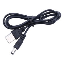 DC 5V Power Cable Line USB 2.0 to DC Jack 5.5X2.1 mm Interface Connectio