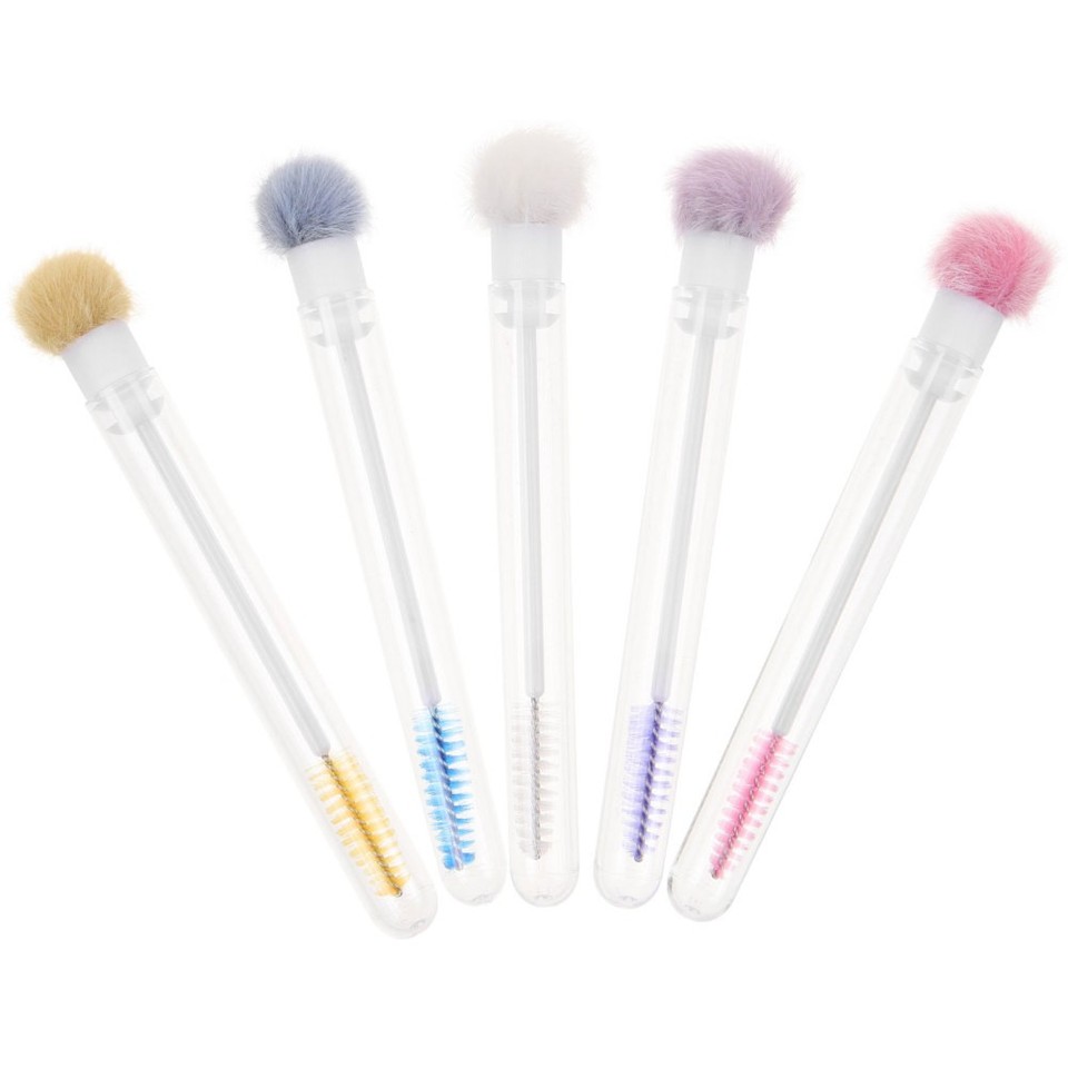 Durable Eyebrow Eyelash Applicator Lash Brush with Tube for Home Use ...
