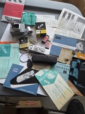 MINOX-B SUBMINIATURE SPY CAMERA W/FILM AND EXTRAS