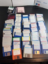 Lot of 70 Used Random 3.5" Floppy Disks Diskettes Discs Used  Shareware Amiga