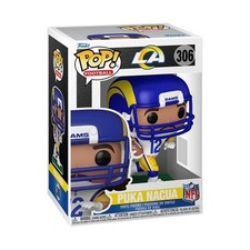 NFL Rams Puka Nacua Funko Pop! Vinyl Figure #306 w/Protector