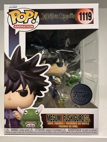 Funko Pop Jujutsu Kaisen: Megumi Fushiguro with Toads #1119 EXCLUSIVE NEW 149-4