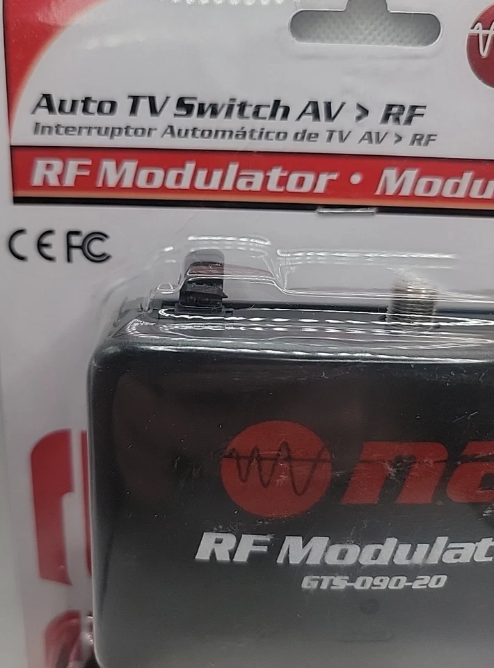 New Auto TV Switch AV to RF Modulator F-Type Coaxial Video Converter GTS-090-20 - Image 2 of 4