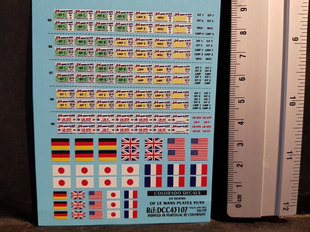 DECALS 1/43 7 X Decals 24 Heures Du Mans Lot 12 EUR 4,53 - PicClick FR