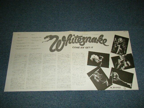 WHITESNAKE Japan 1981 28MM-0027 NM LP+Obi COME AN' GET IT - Foto 3 di 6