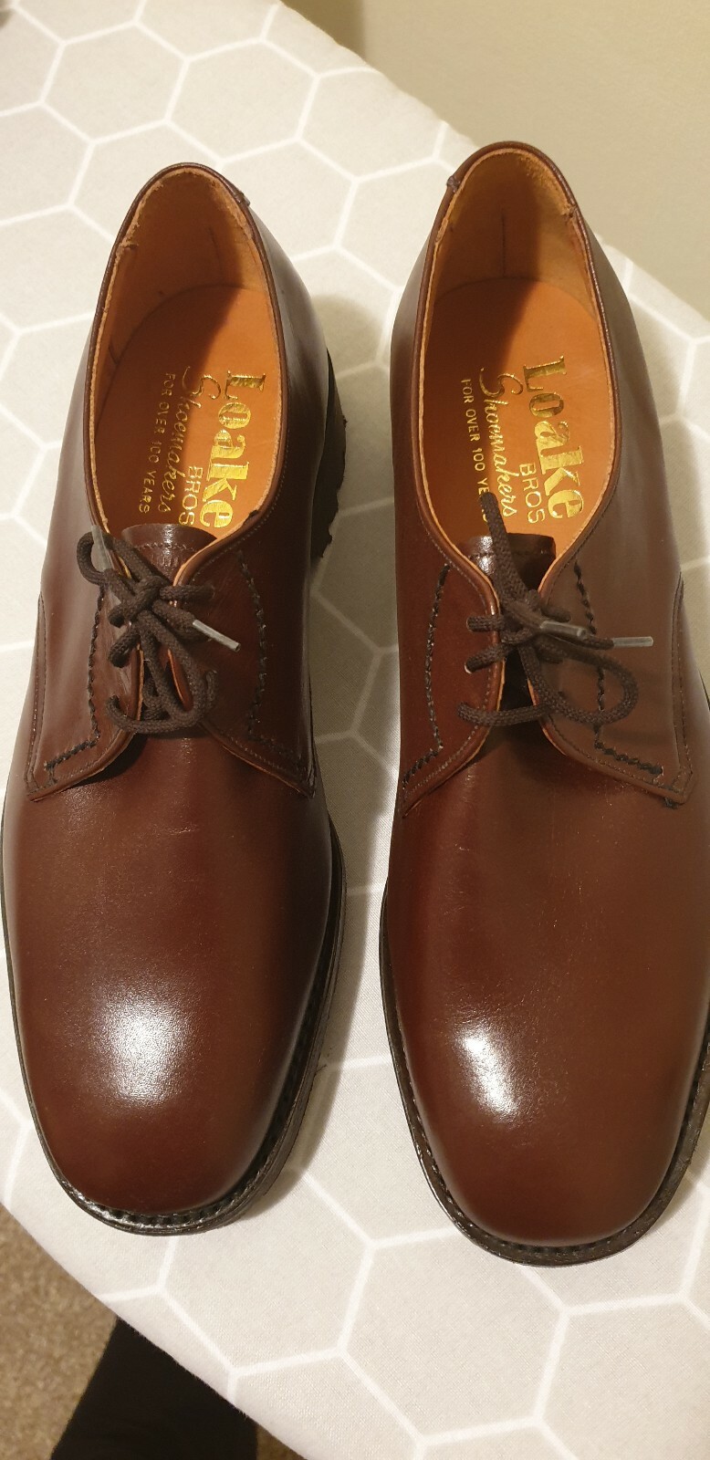MENS NEW LOAKE CLASSIC SHOES COMMANDO SOLE SIZE 8.5 MENS NEW LOAKE CLASSIC SHOES COMMANDO SOLE SIZE 8.5