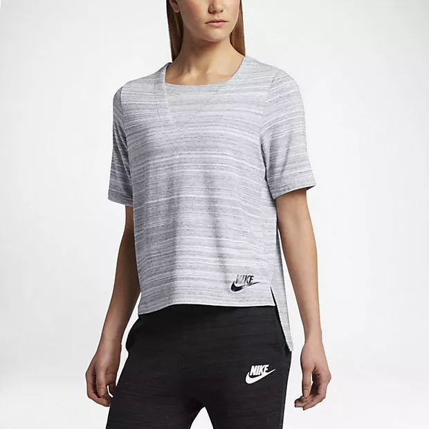 NIKE ADVANCE 15 KNIT TOP T SHIRT TEE GREY WOMENS XS-2XL 838954-100 | eBay