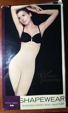 Prima Valentina Seamless Hi-waist Body Smoother Shapewear S/M Black