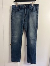 Lucky Brand Mens 121 Heritage Slim Cotton Blend Stretch Blue Jean Size 32x32