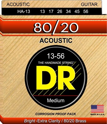 DR Saiten Hi-Beam 80/20 Acoustic Medium- Heavy - HA-13