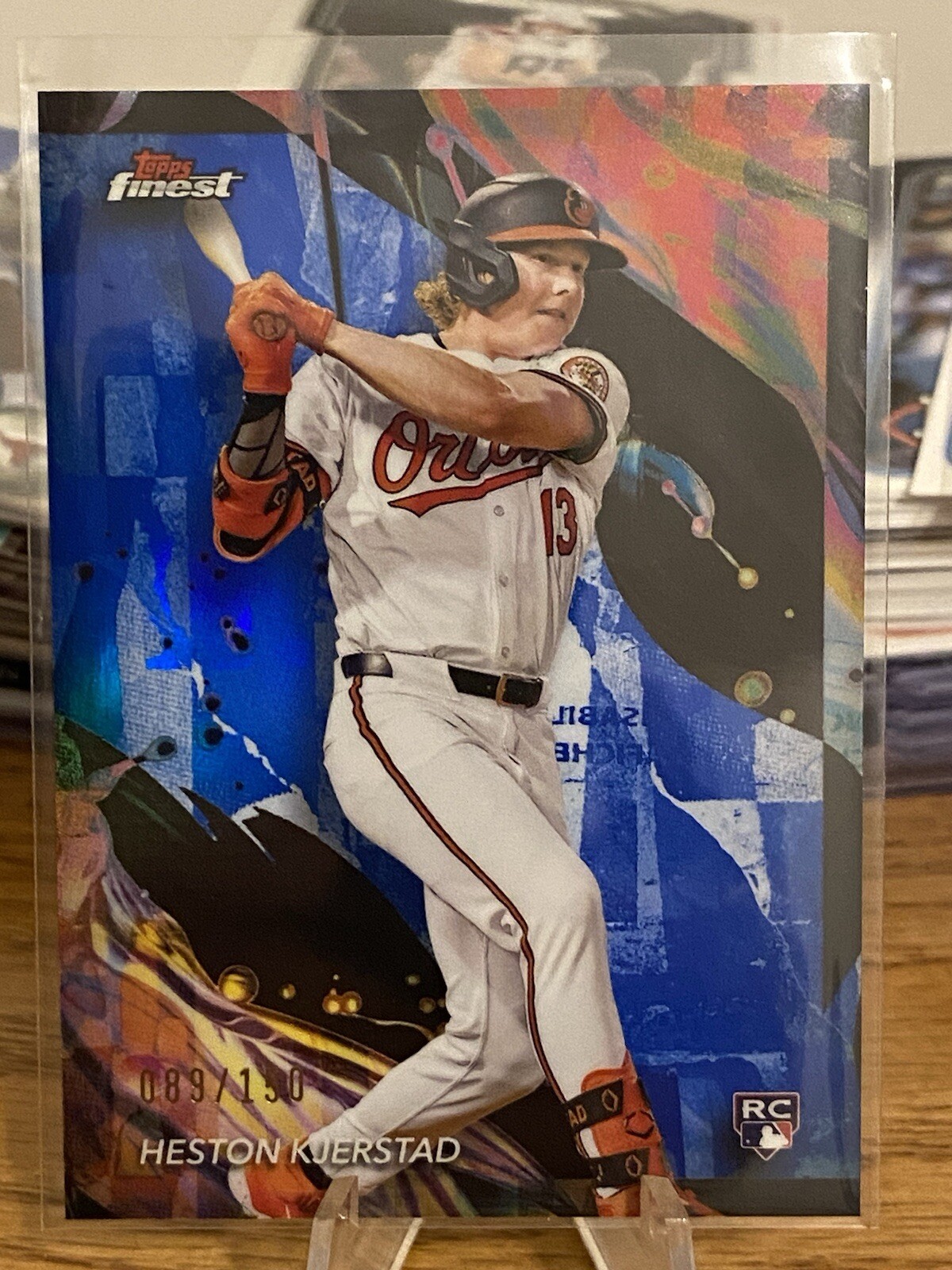 2024 Topps Finest HESTON KJERSTAD #139 Rc Rookie Blue Refractor Uncommon 89/150