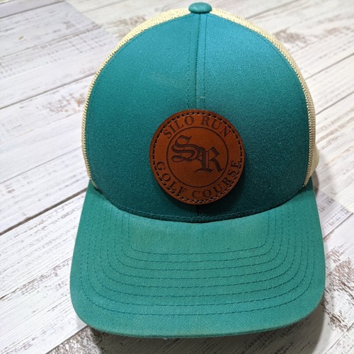 Distressed SILO RUN Golf Course Trucker Mesh Snapback Hat Cap 