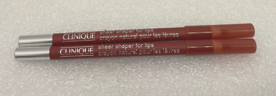 (2) CLINIQUE Sheer Shaper For Lips 03 Sheer Rose **ORIGINAL DISCONTINUED