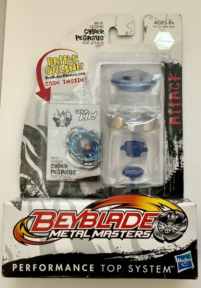 Hasbro Beyblade Metal Masters Cyber Pegasus BB-01 LEGEND 105F
