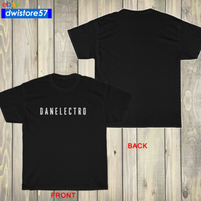 New Danelectro Music Guitar Logo Black/Navy/White/Grey T-Shirt S-5XL