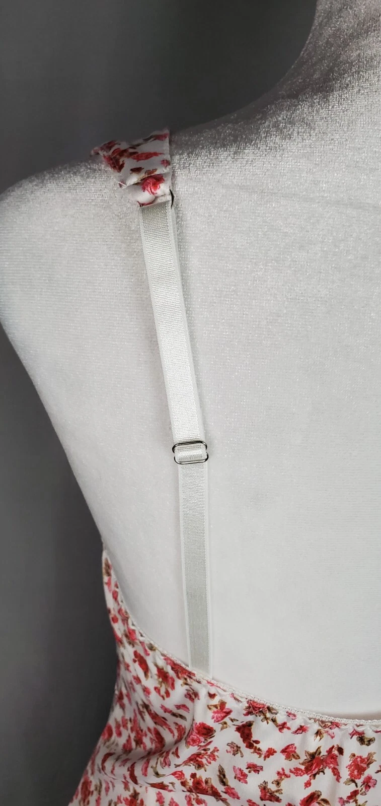 VALENTINO Camicia da notte vintage donna M rosa floreale raso fit n abito svasato stile retrò pigiama