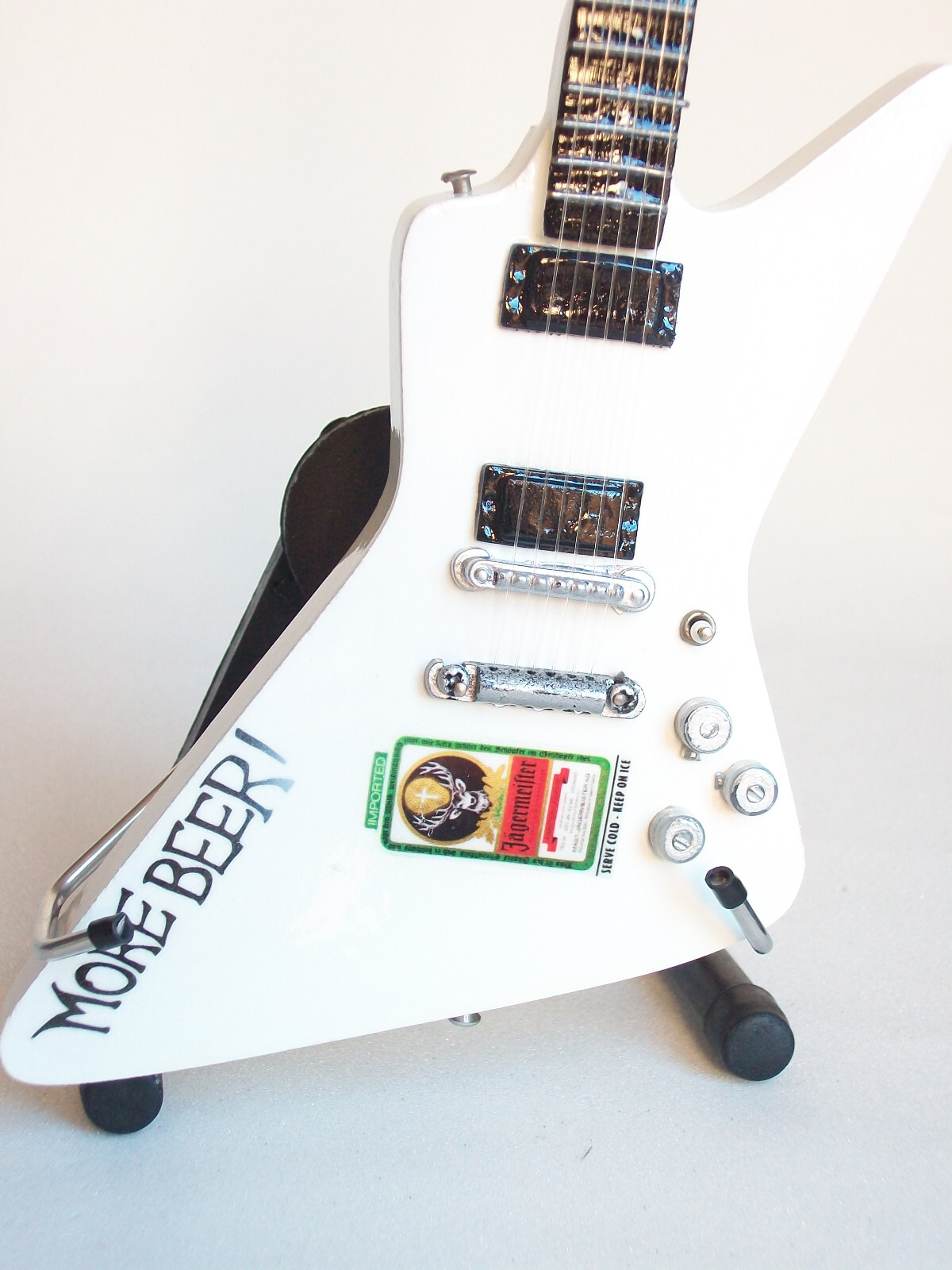 Guitare miniature Explorer Metallica James Hetfield idée cadeau pour musicien