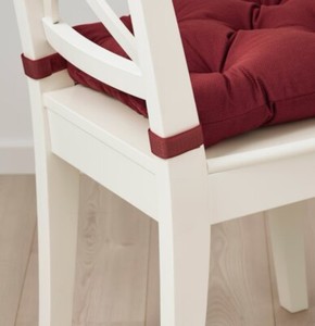 IKEA MALINDA Chair Cushion, dark red-brown, 16/14x15x3 "